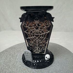 BBW Light Up Coffin Water Globe 3 Wick Candle Holder Halloween 2025 New OOS